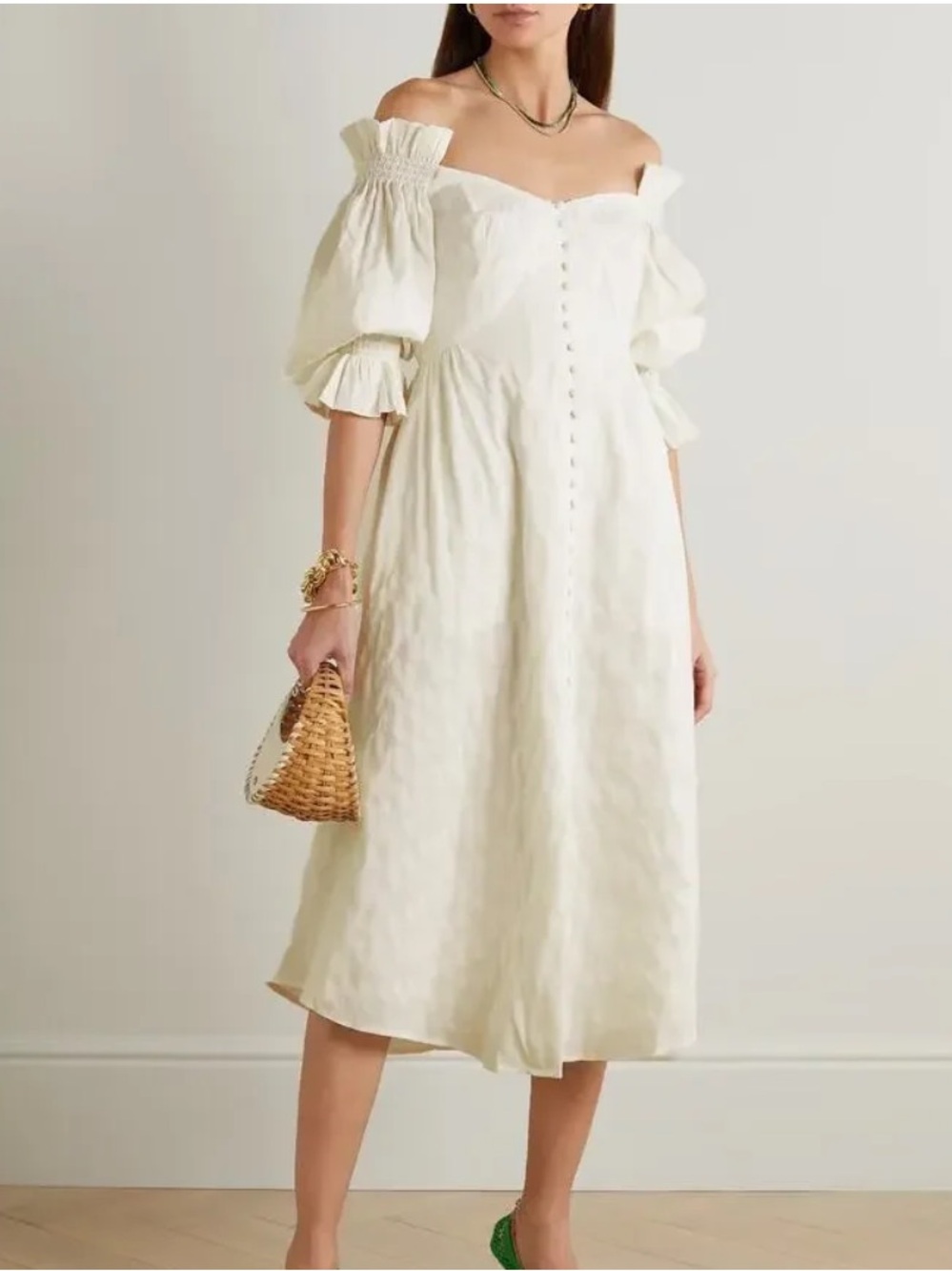 Cult Gaia Simona Linen Dress
